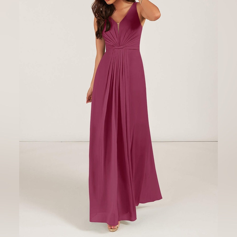 Azazie Gina bridesmaids dress in Mulberry new in package